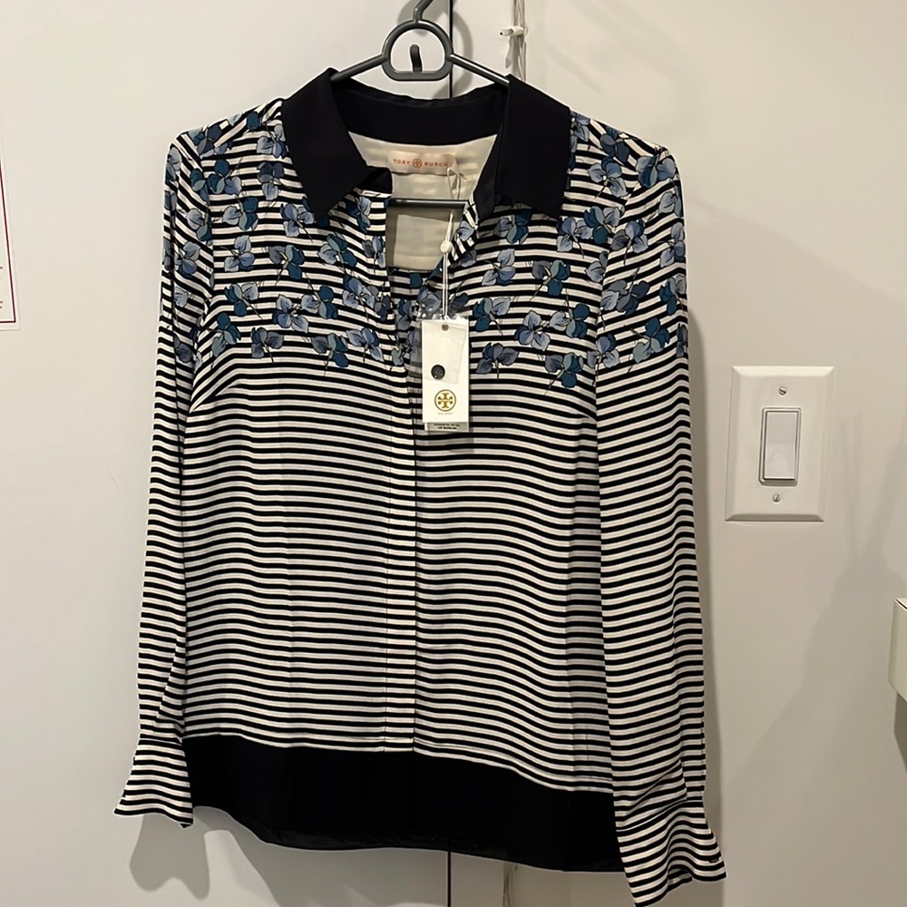 Tory Burch spring blouse brand new with tag